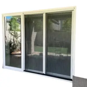 Double Pleated Mesh Door
