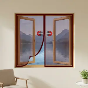 Magnetic Mosquito Net Window